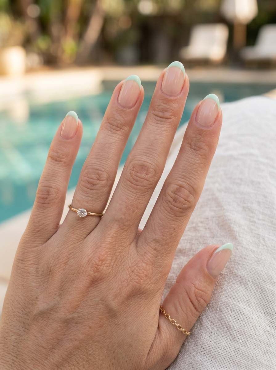 Blush Chrome Nails als Summer Nail Inspo Inspiration 2026